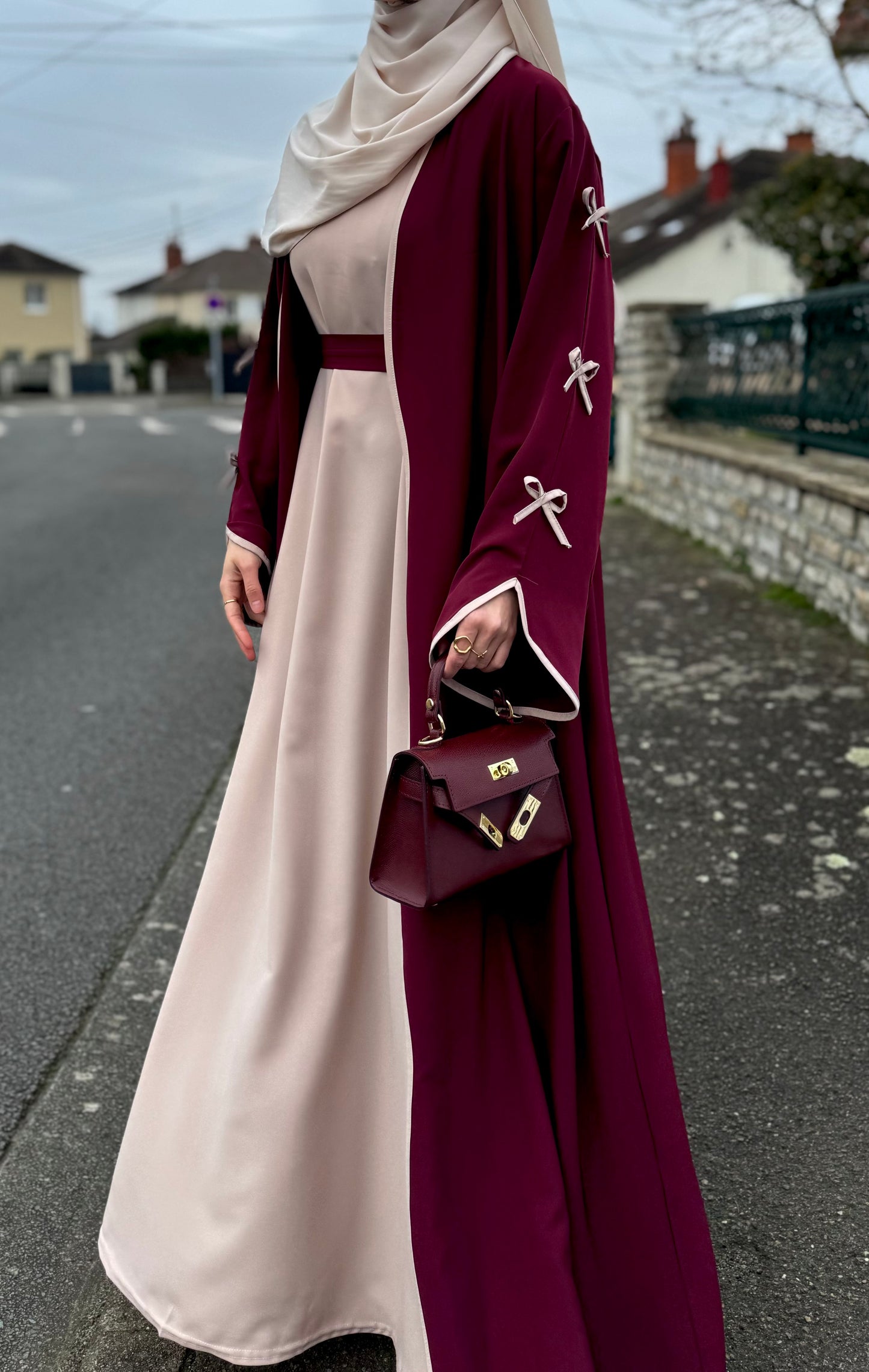 Ensemble Layana bordeaux - Eda&Chic