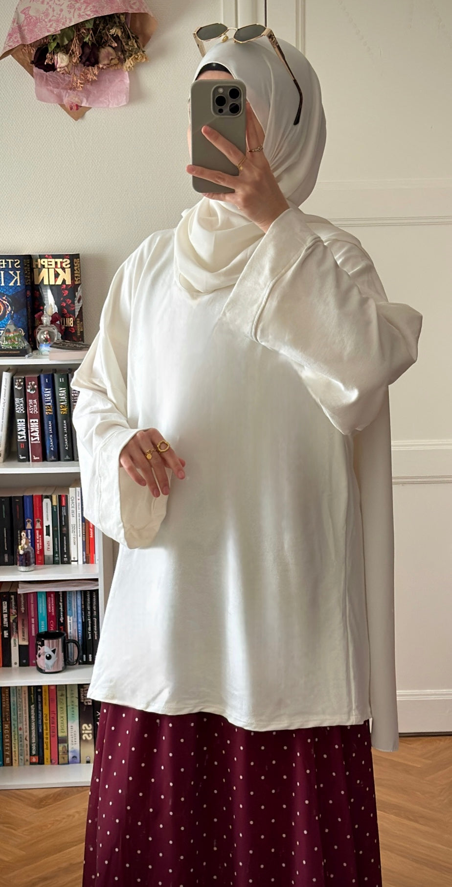 T-shirt coton blanc - Eda&Chic
