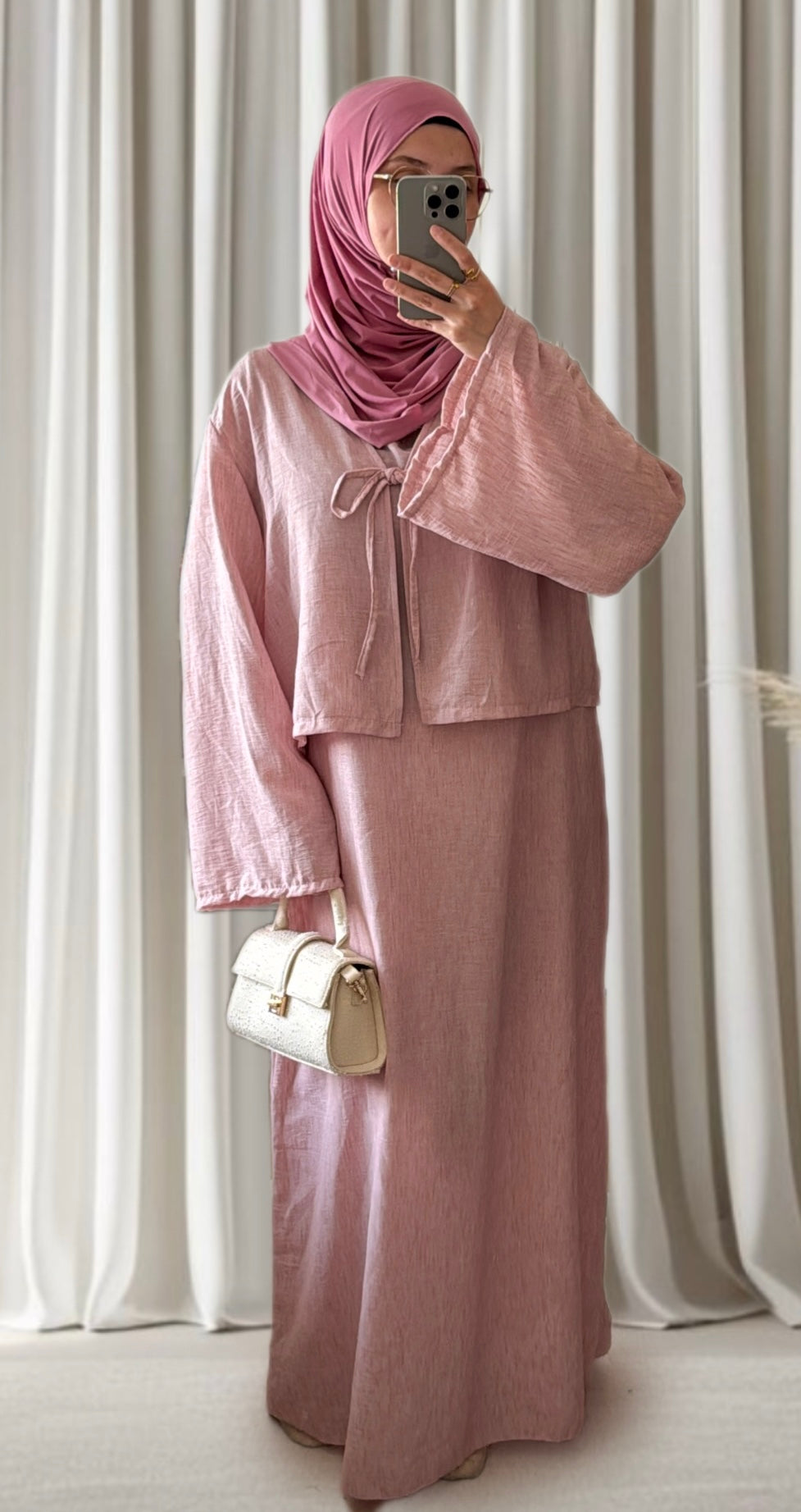 Robe Naïla rose - Eda&Chic