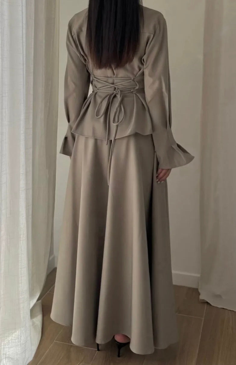 Ensemble Sorah taupe - Eda&Chic