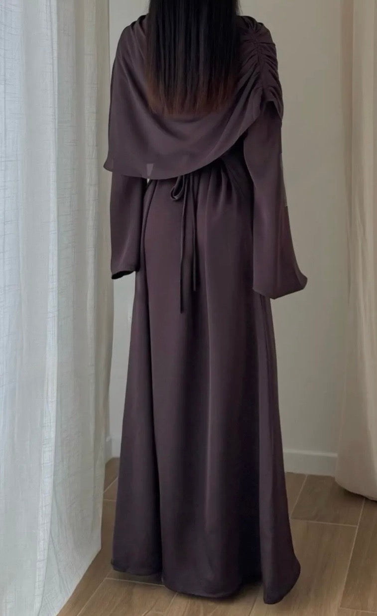 Robe Sofia prune - Eda&Chic