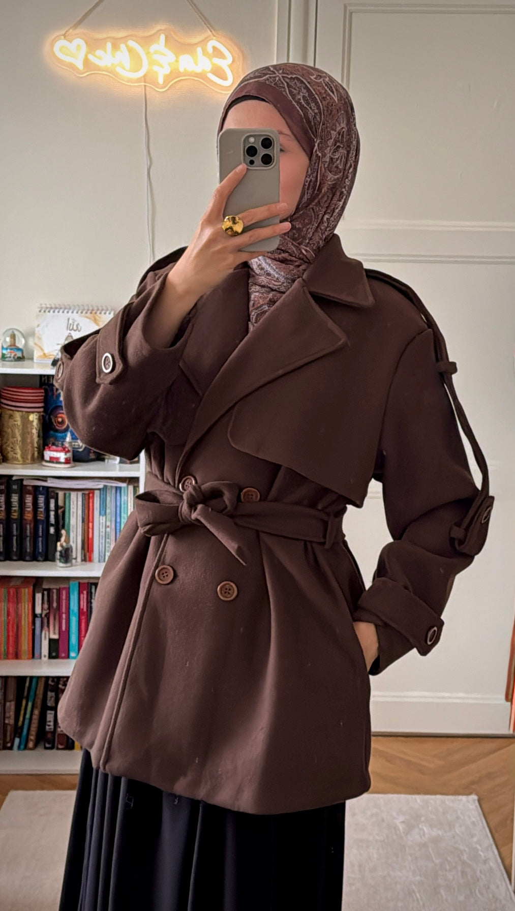 Veste Selin marron - Eda&Chic