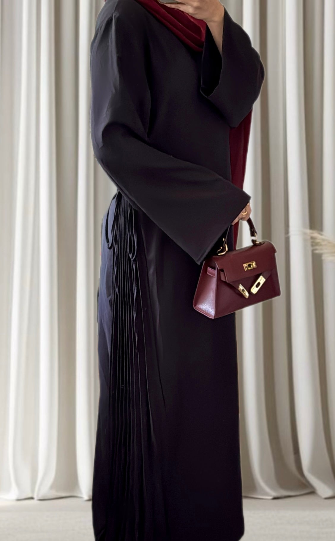 Robe éventail noir - Eda&Chic