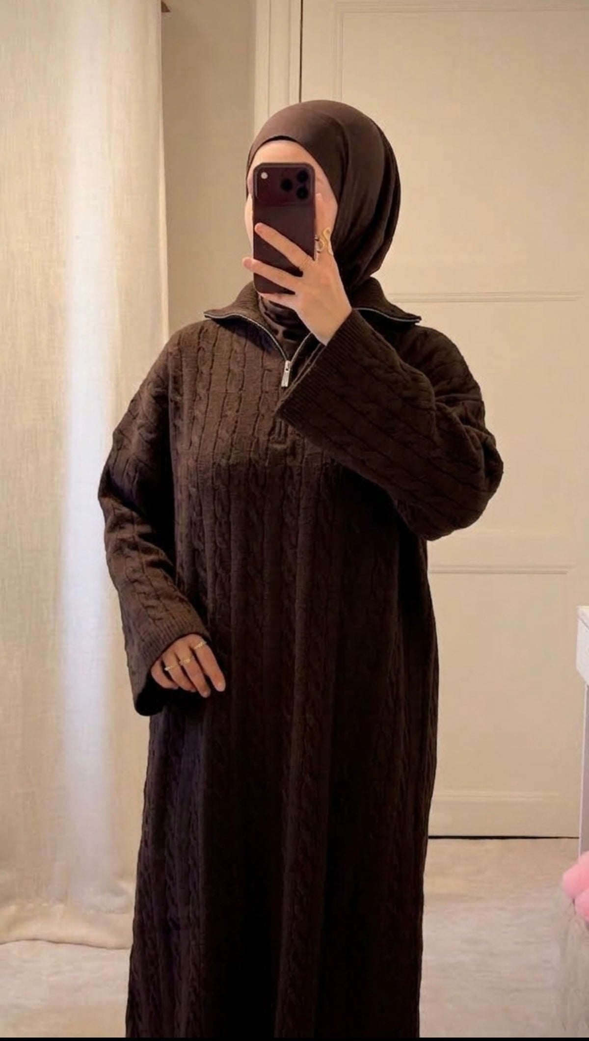Robe pull choco - Eda&Chic