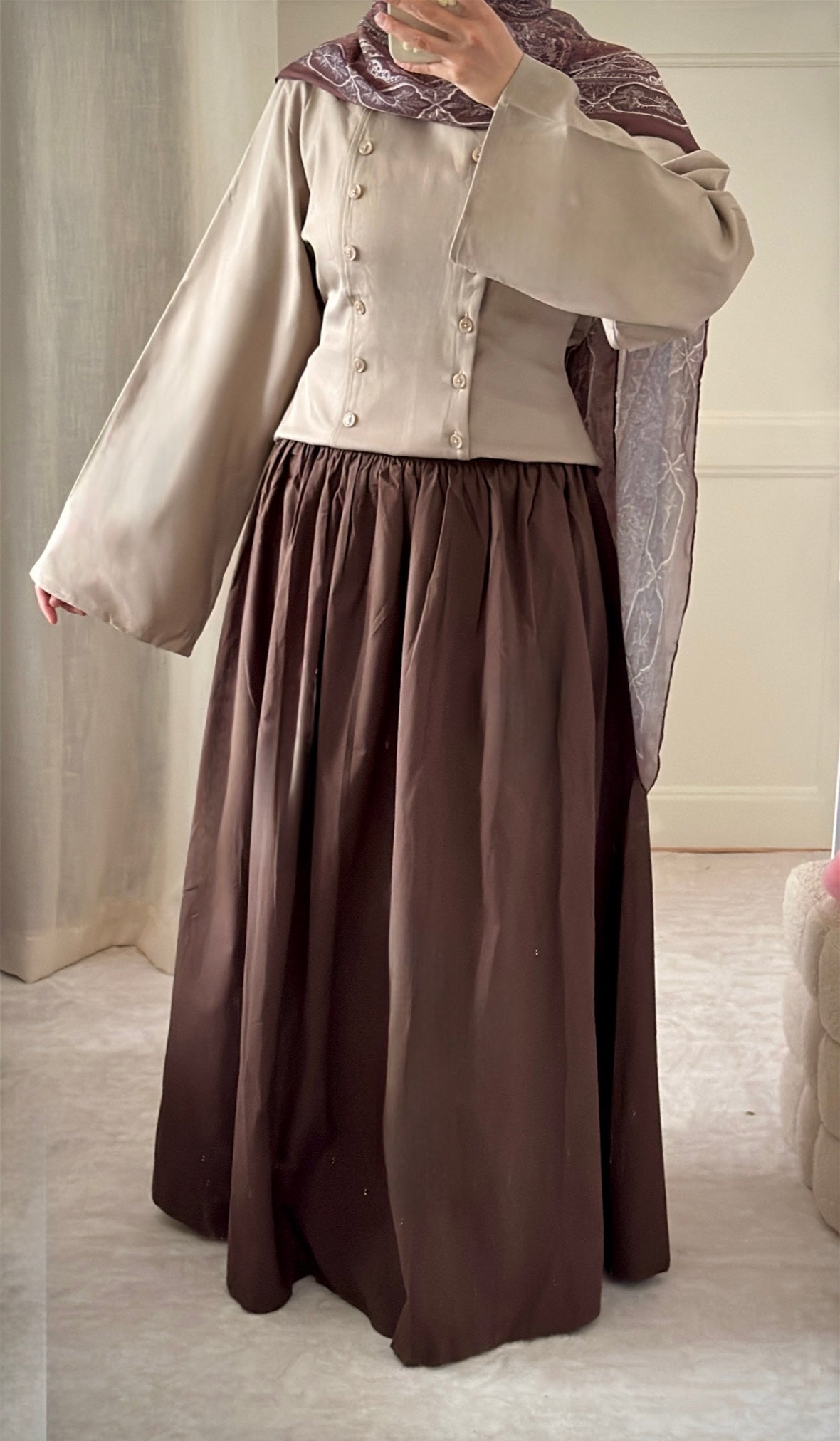 Jupe choco 100% coton - Eda&Chic