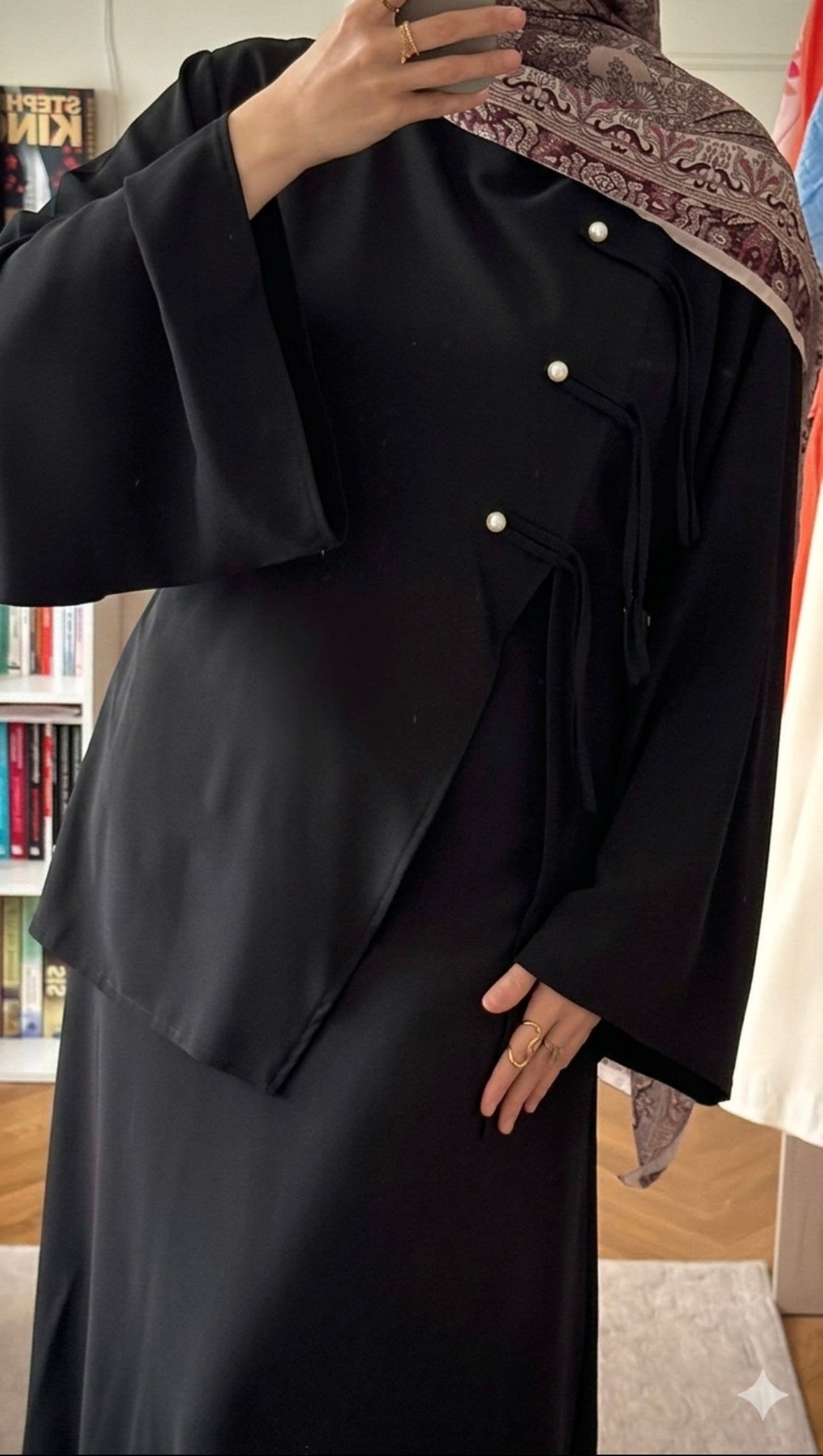 Abaya Elina noir - Eda&Chic