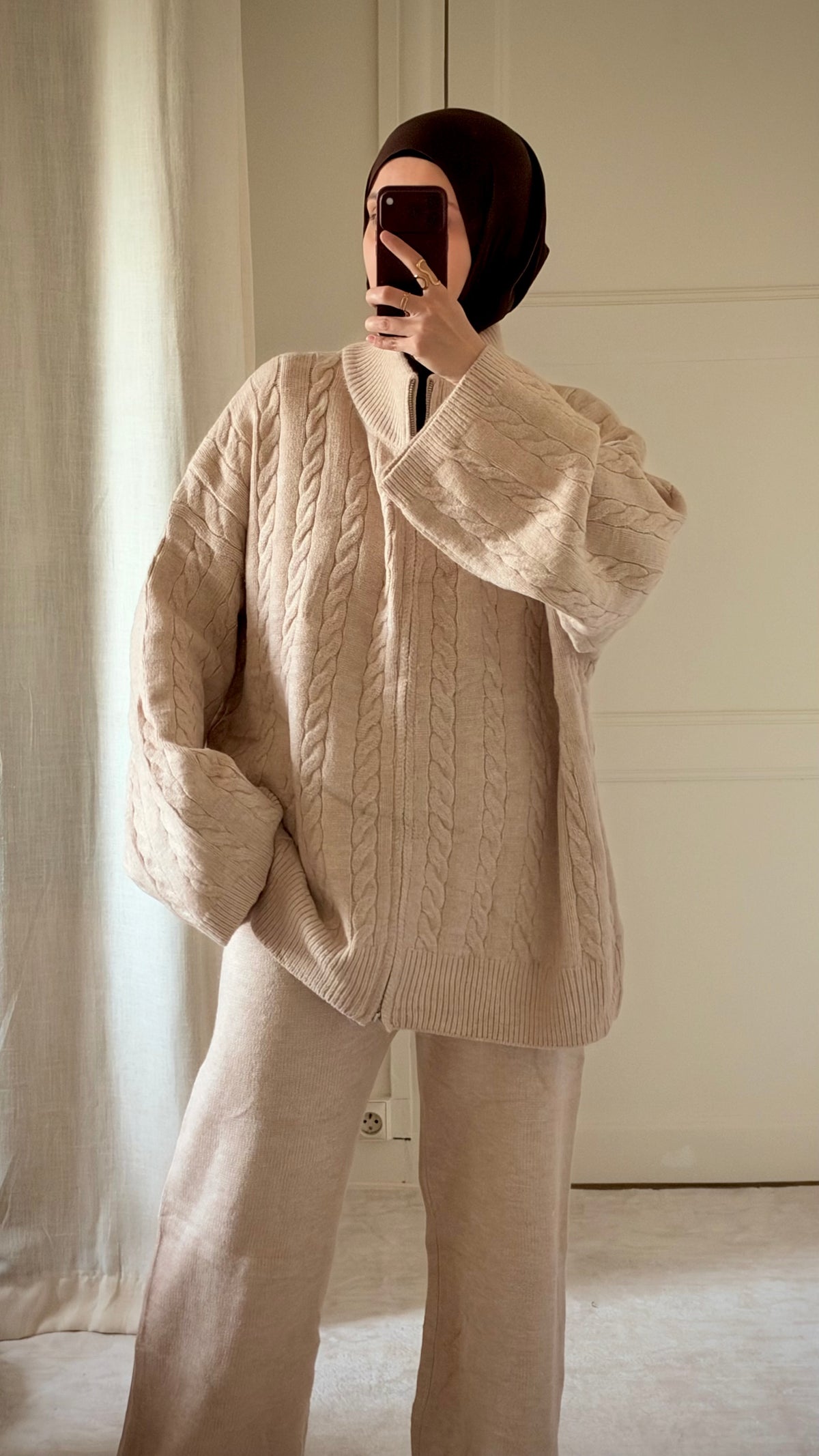 Ensemble maille beige - Eda&Chic