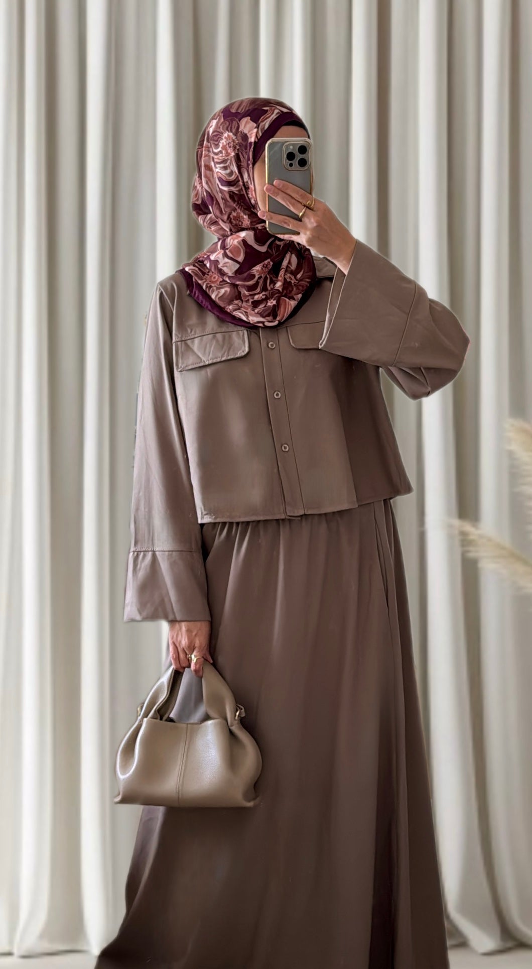 Ensemble Malia taupe - Eda&Chic