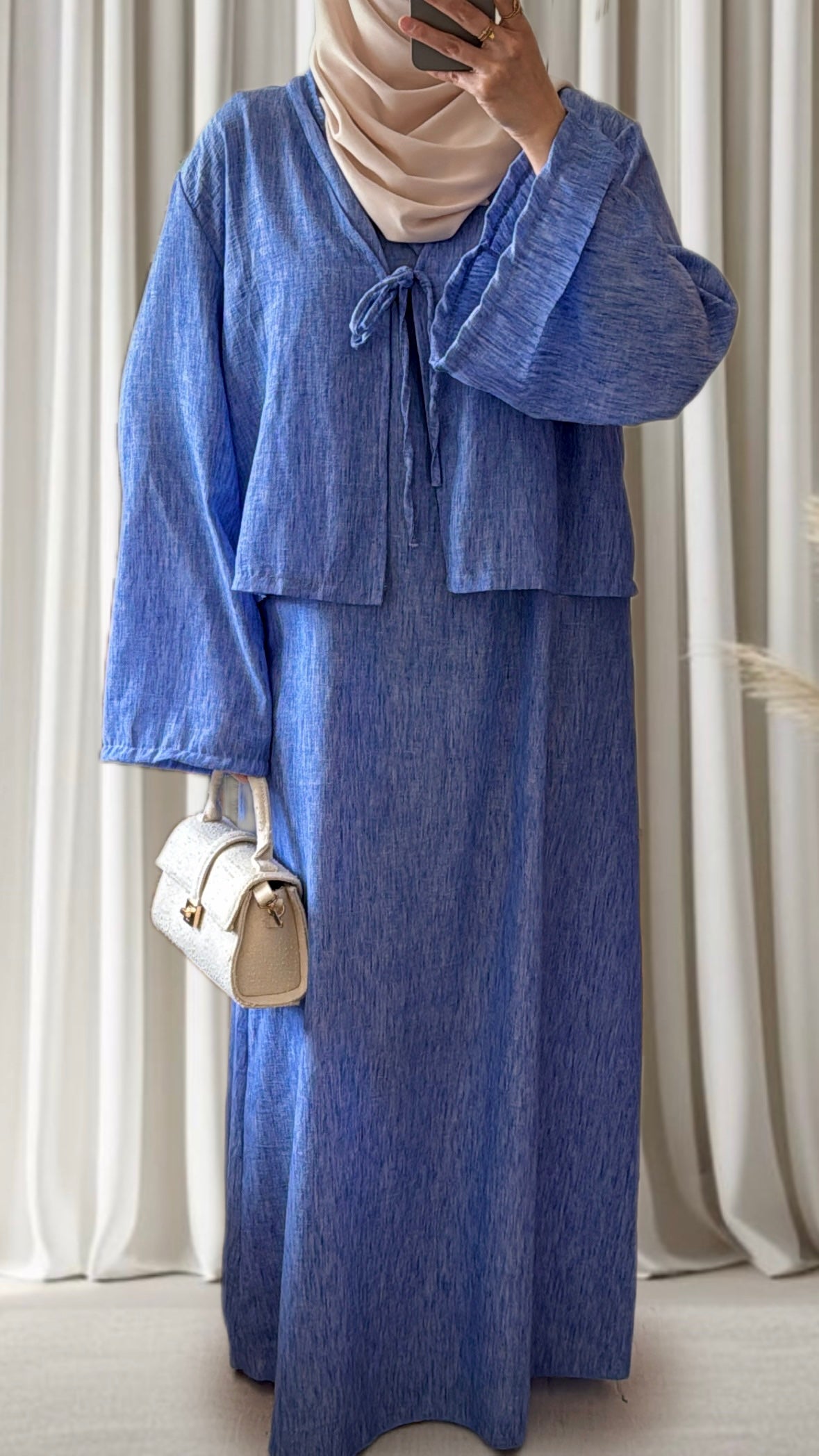 Robe Naïla bleu - Eda&Chic