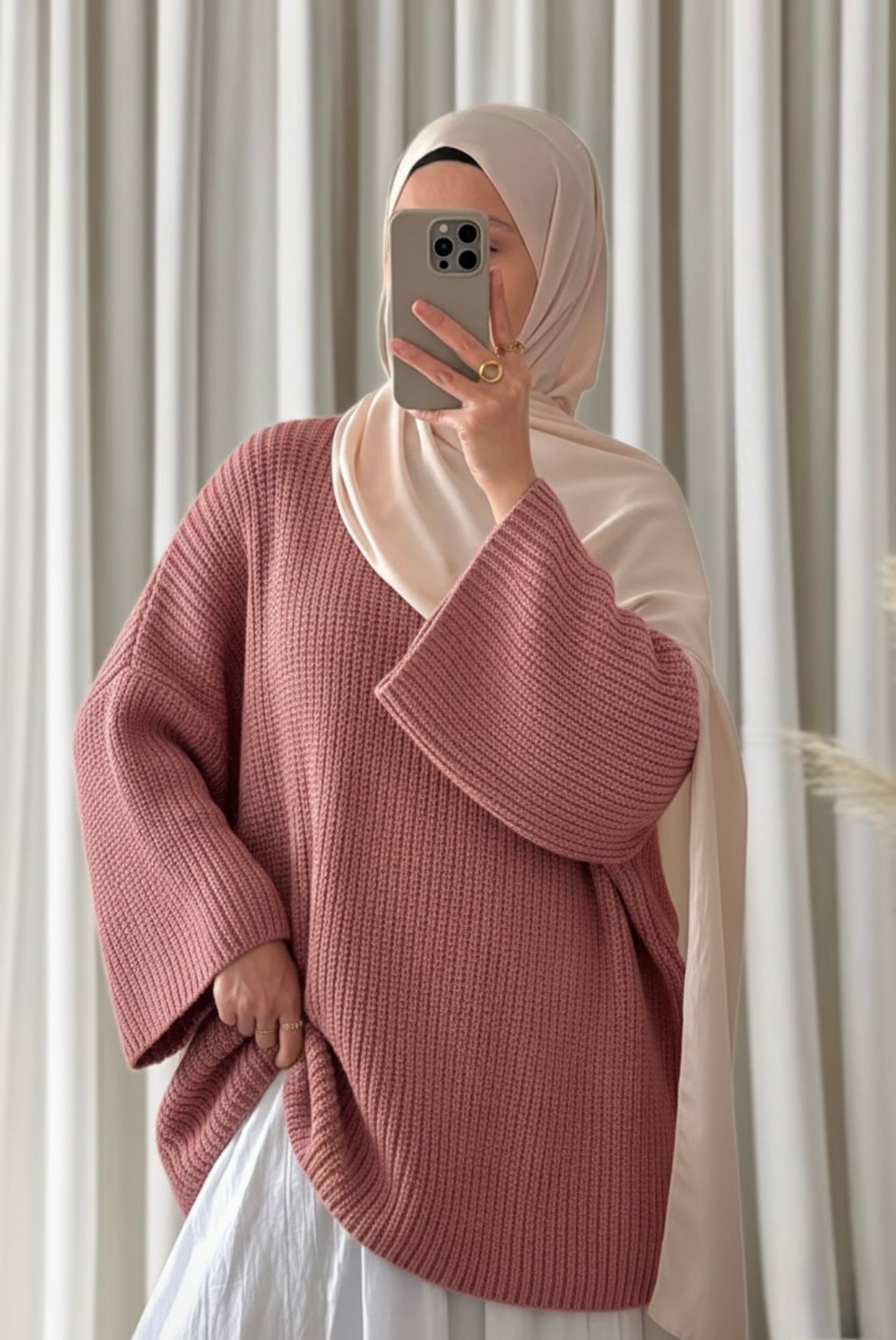 Pull Derya rose - Eda&Chic