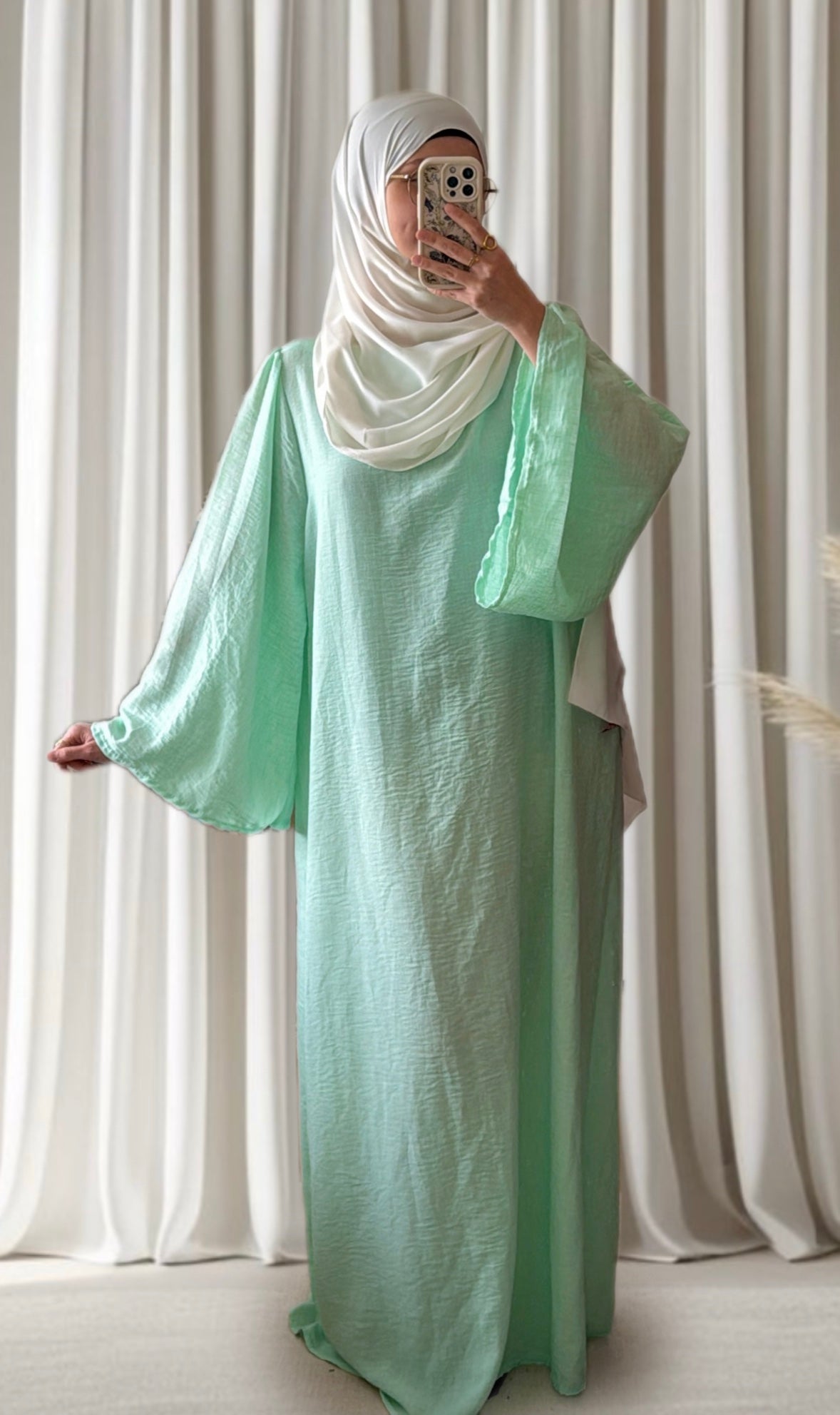 Robe Layna vert d’eau - Eda&Chic
