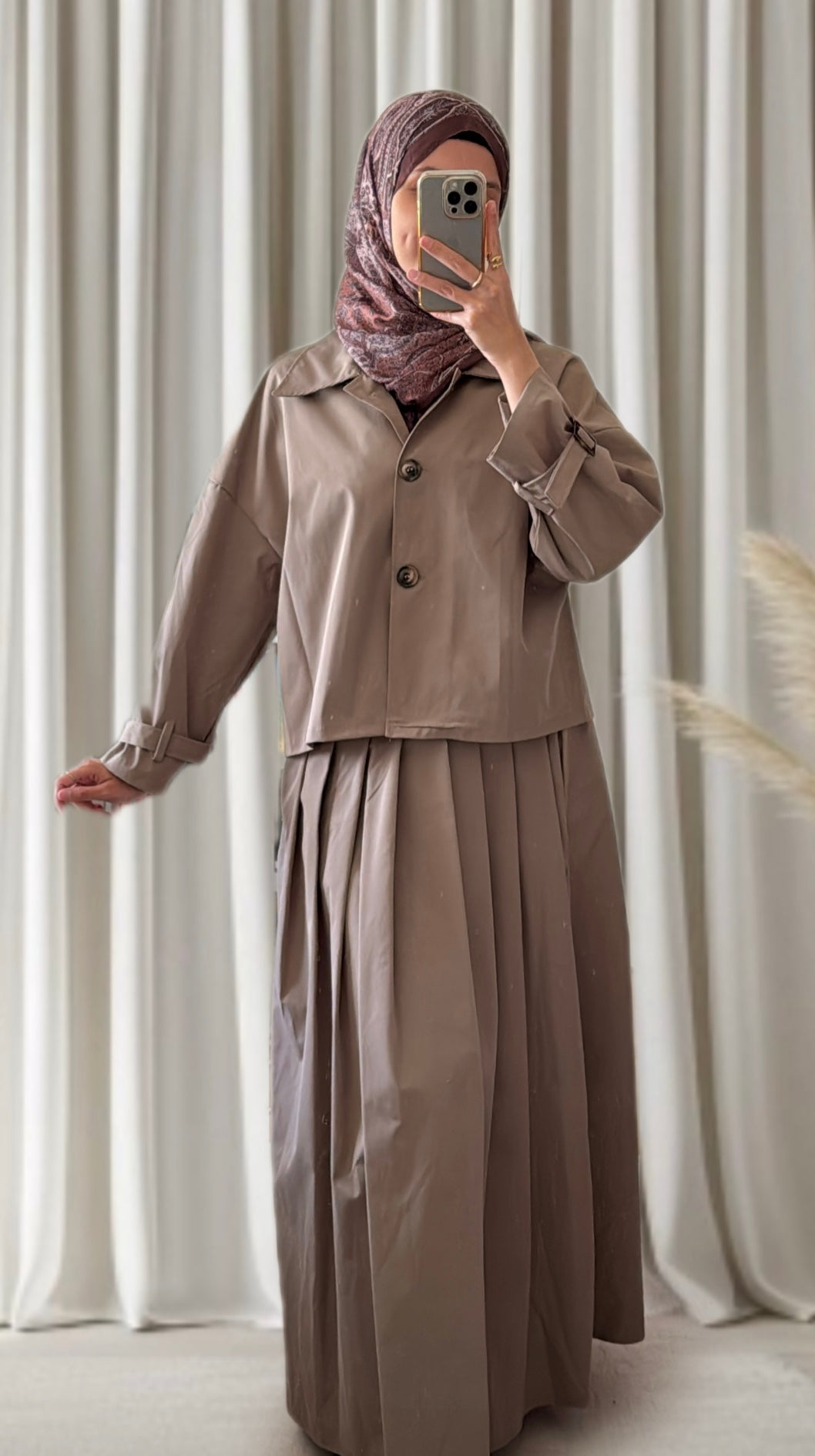 Ensemble Soraya taupe - Eda&Chic