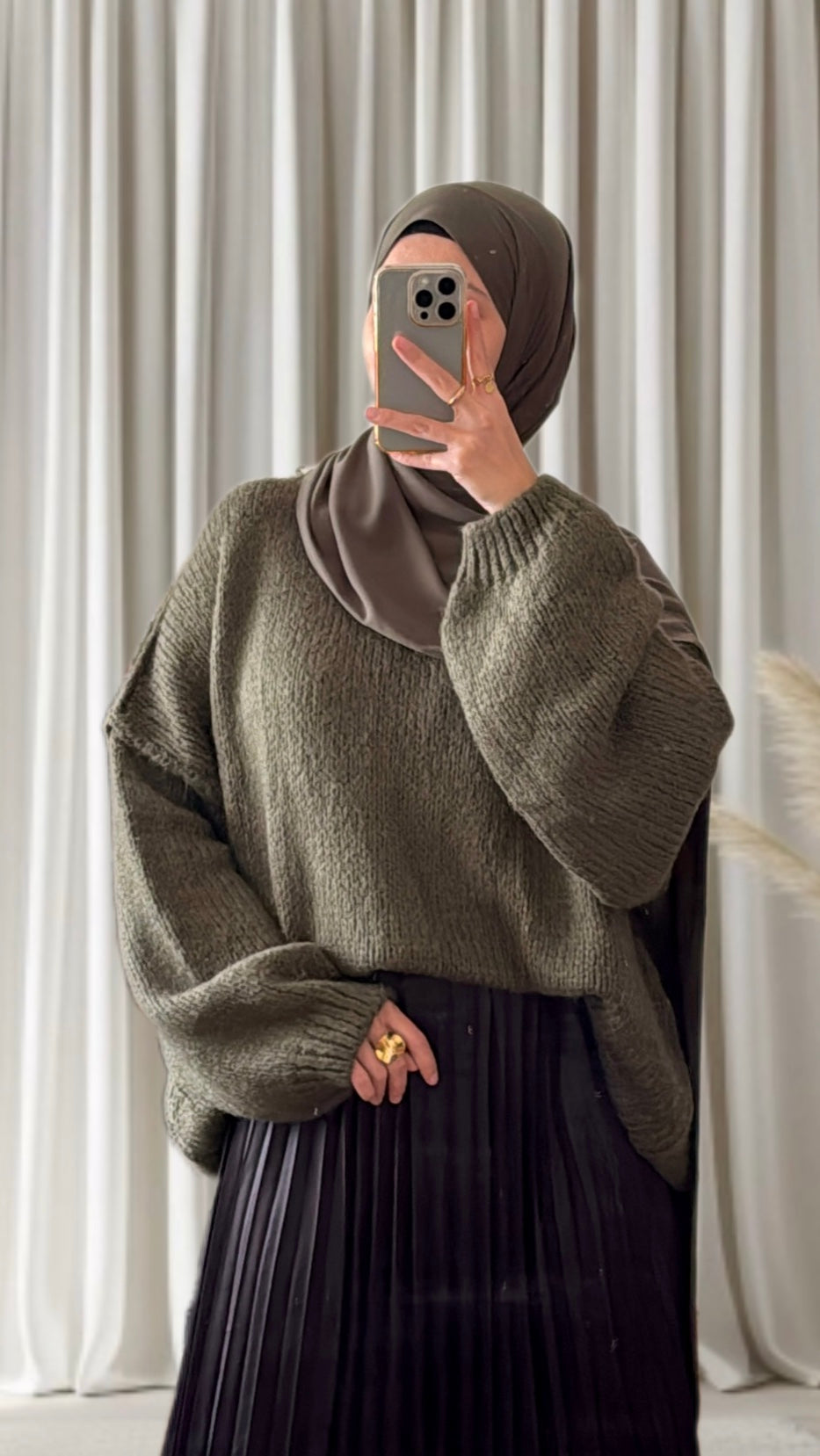 Pull Aysun kaki - Eda&Chic