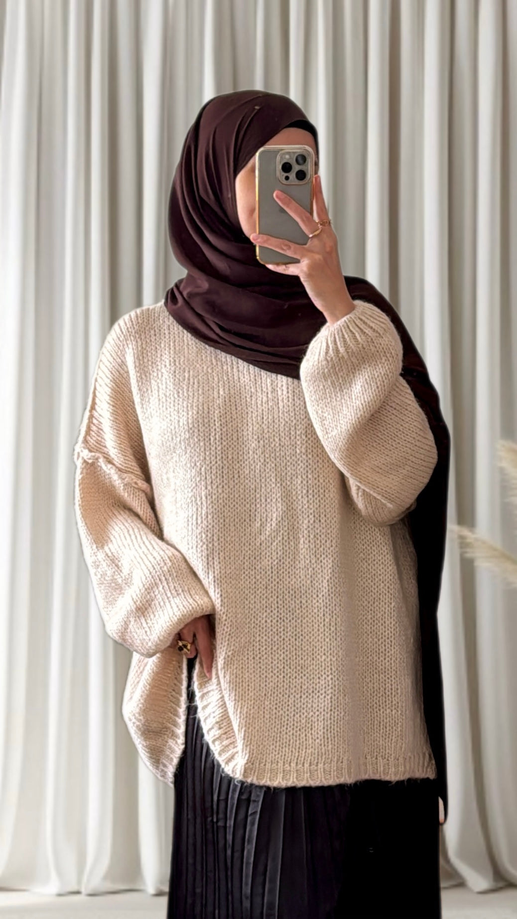 Pull Aysun beige - Eda&Chic