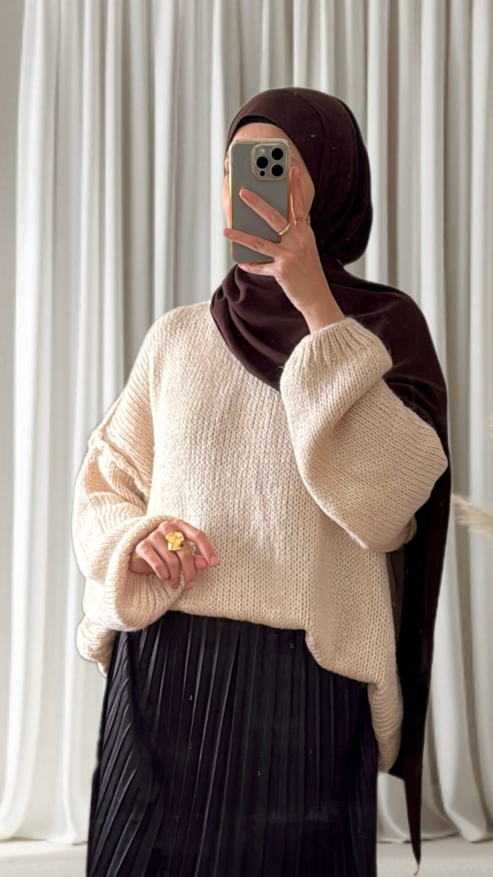 Pull Aysun beige - Eda&Chic