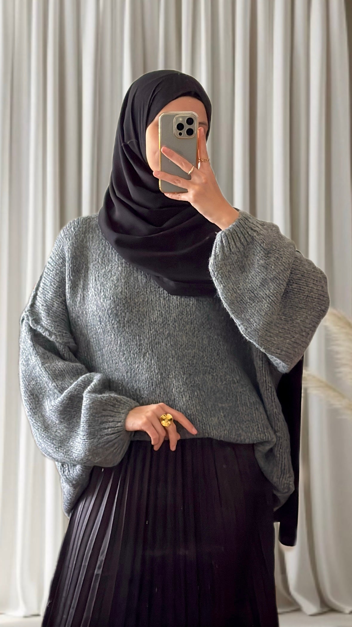 Pull Aysun gris- Eda&Chic