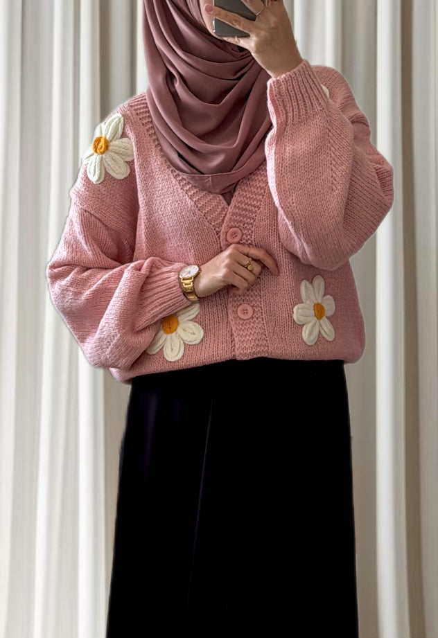 Cardigan marguerite - Eda & Chic