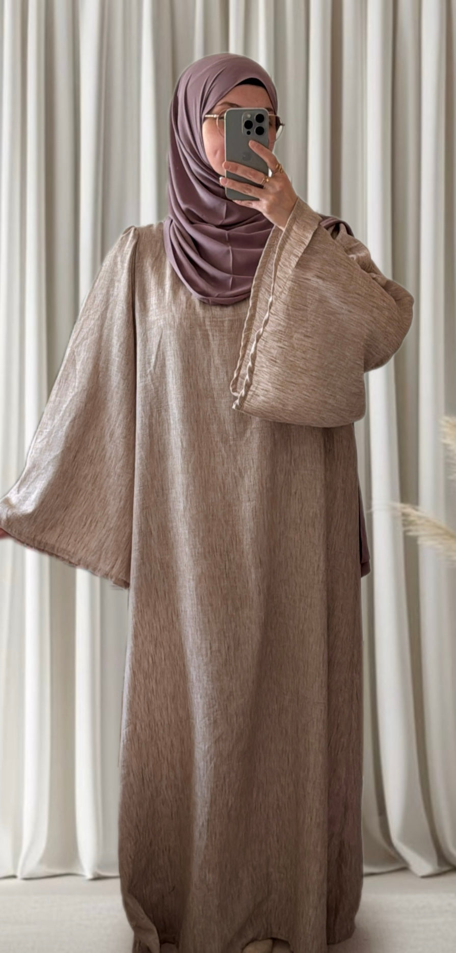 Robe Layna taupe - Eda&Chic