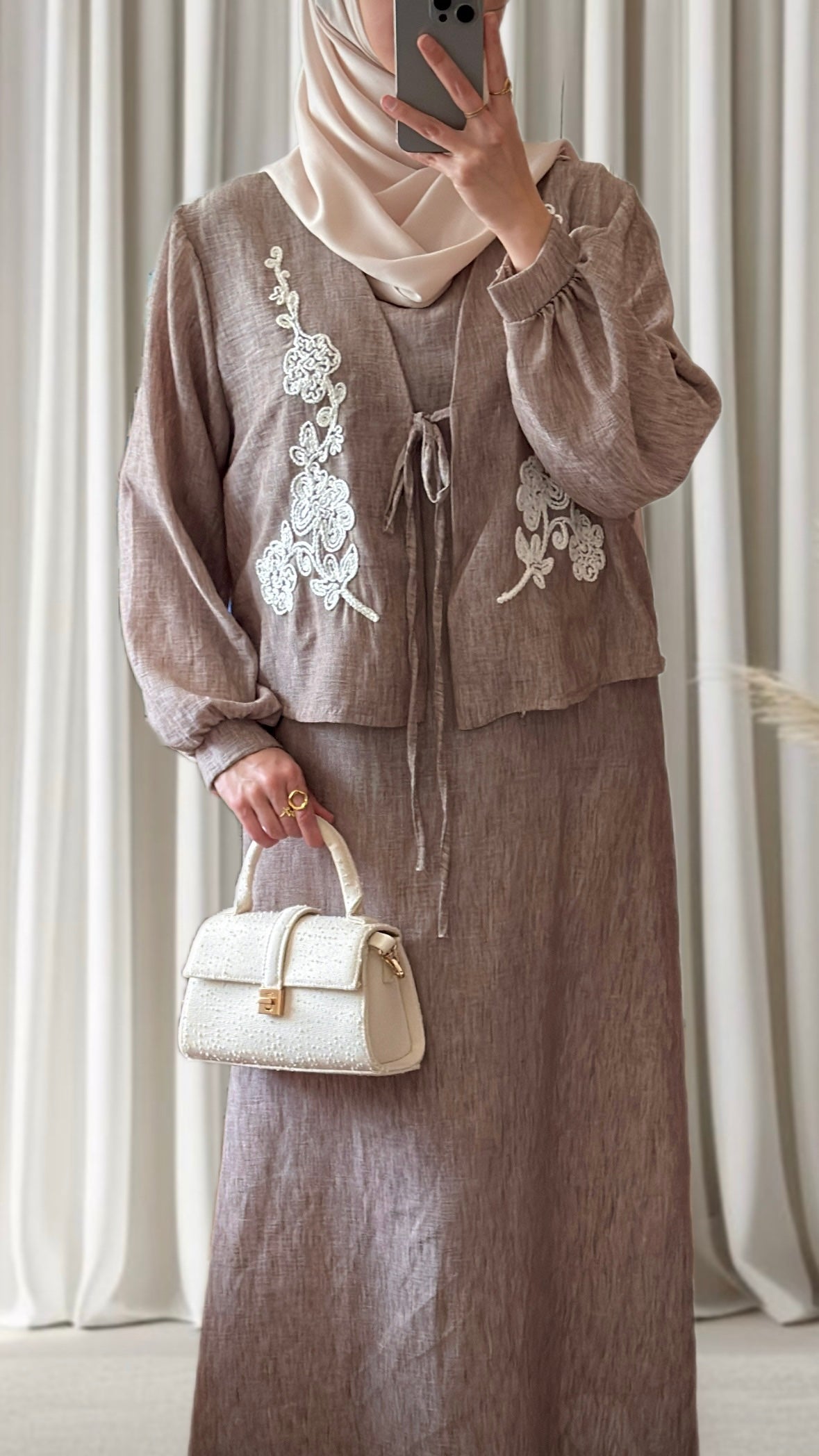 Robe Naïla brodé - Eda&Chic