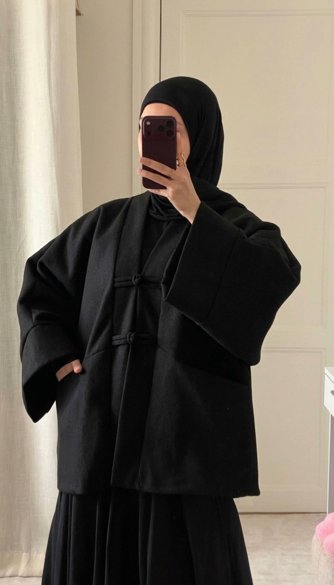 Veste Tokyo noir - Eda&Chic