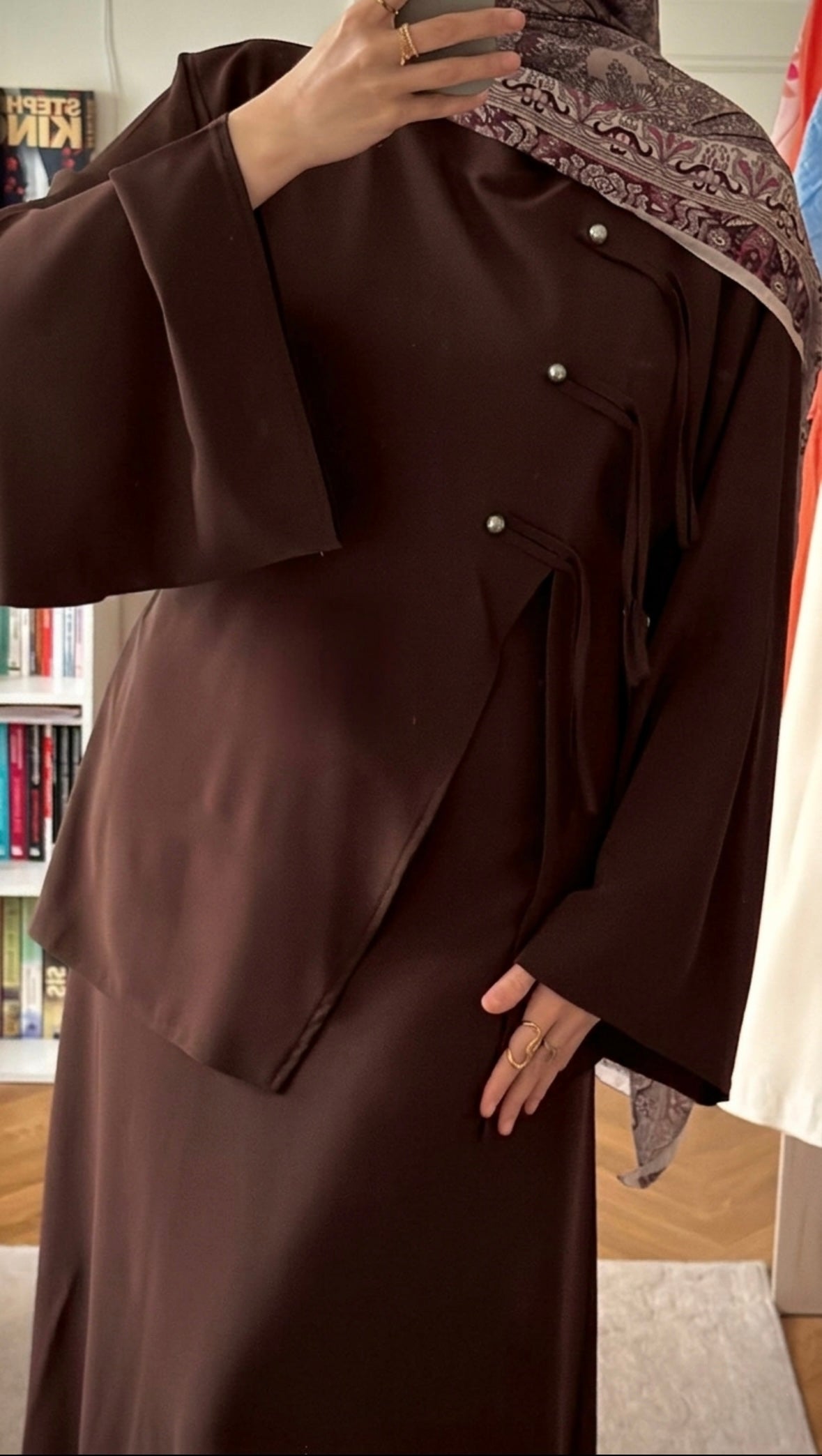 Abaya Elina choco - Eda&Chic