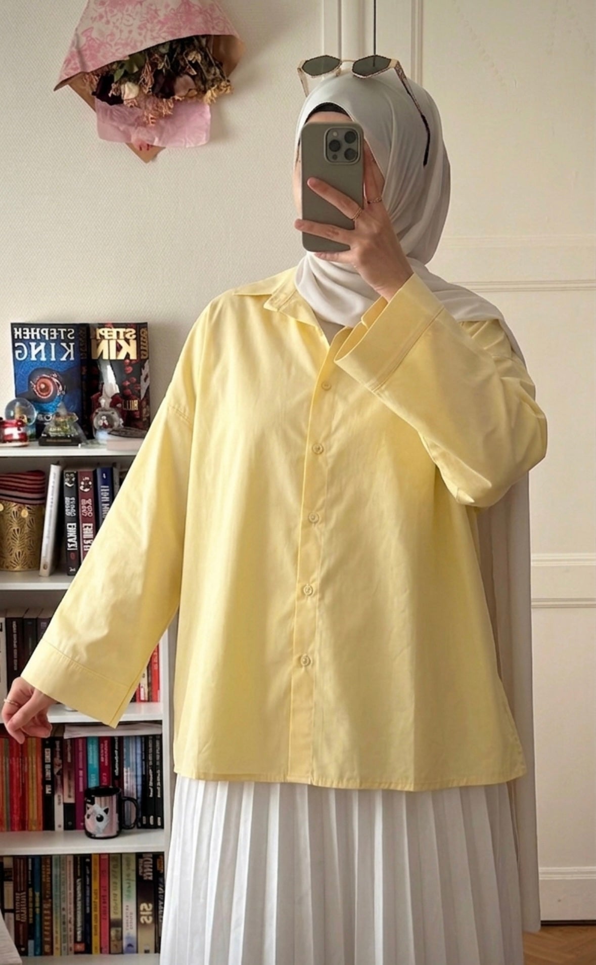 Chemise jaune coton - Eda&Chic
