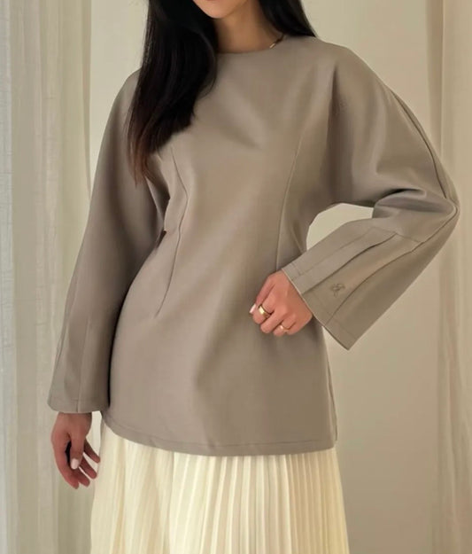 Haut Zahra taupe - Eda&Chic