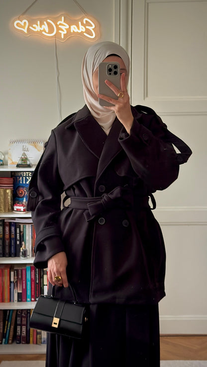 Veste Selin noir - Eda&Chic