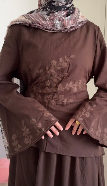 Ensemble brodé asymétrique - Eda&Chic