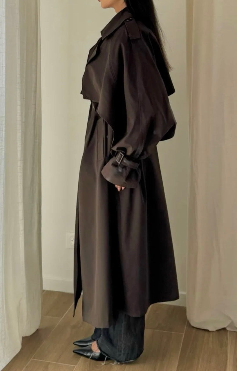 Trench oversize avec volant - Eda&Chic
