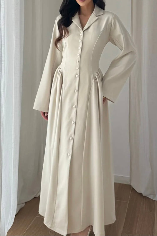 Robe Alya beige - Eda&Chic
