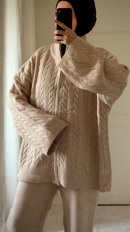 Ensemble maille beige - Eda&Chic