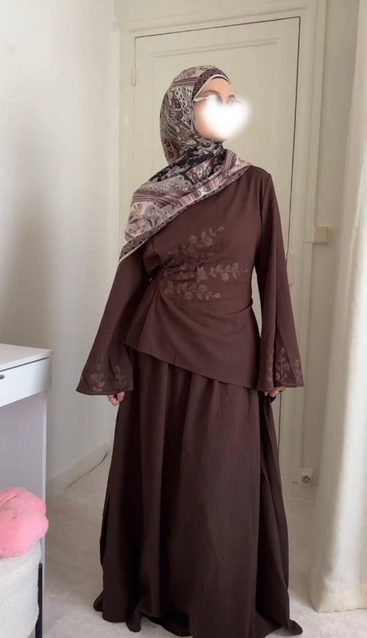 Ensemble brodé asymétrique - Eda&Chic