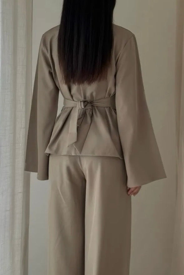 Haut Lina taupe - Eda&Chic