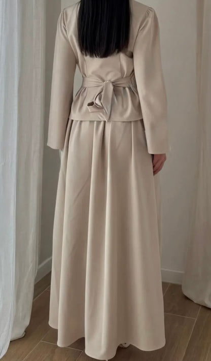 Ensemble Malika beige - Eda&Chic