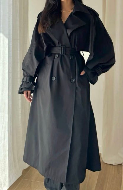 Trench oversize avec volant - Eda&Chic