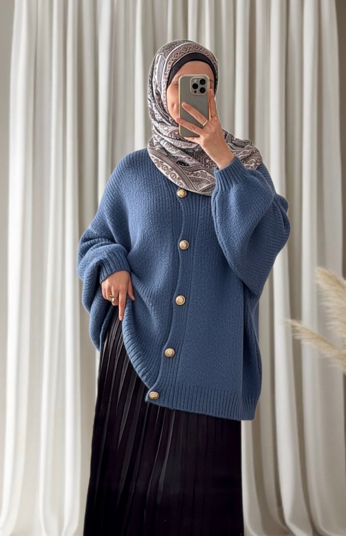 Gilet Lale bleu - Eda&Chic