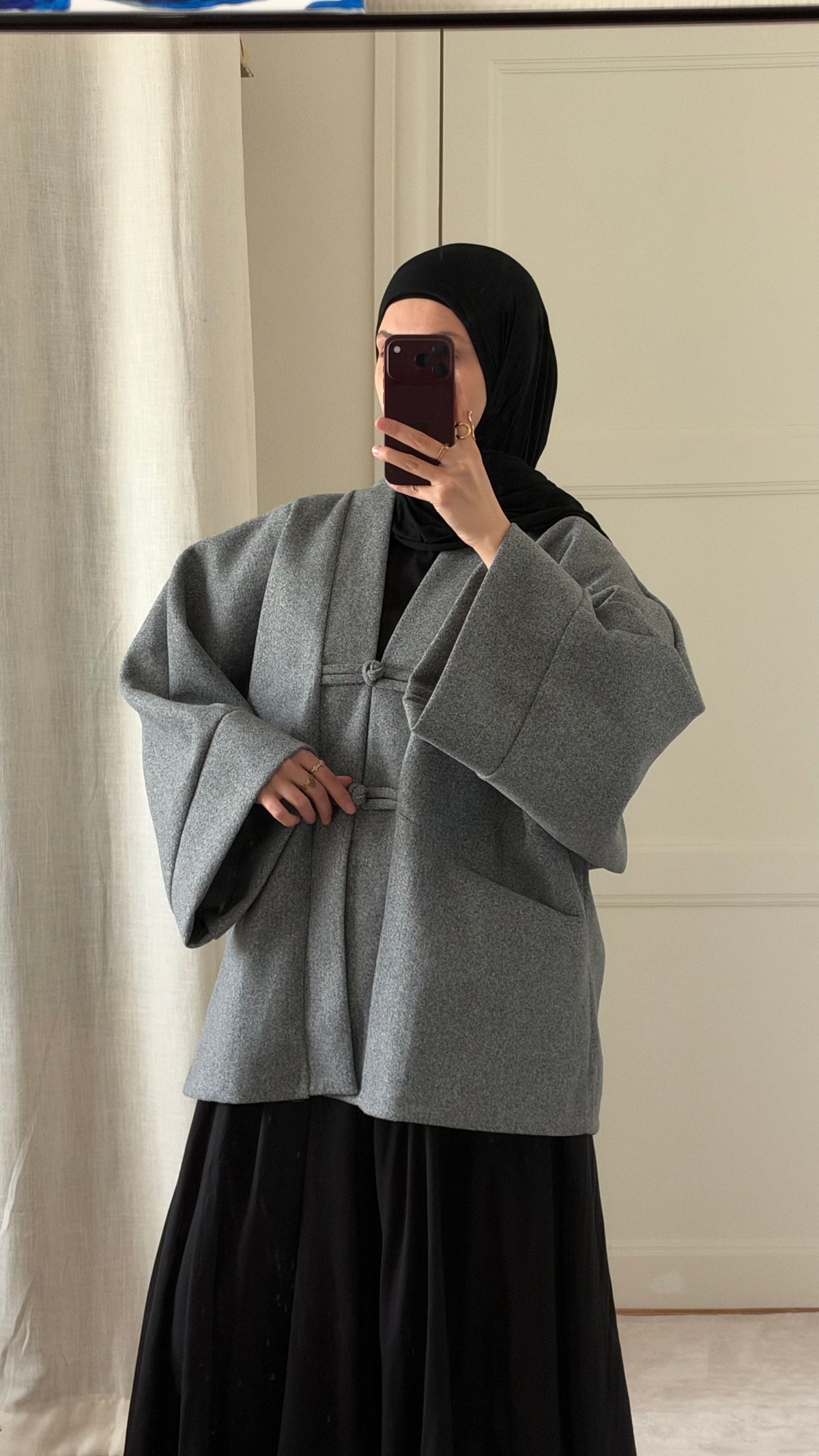 Veste Tokyo gris - Eda&Chic