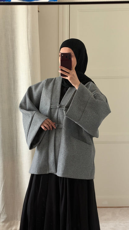 Veste Tokyo gris - Eda&Chic