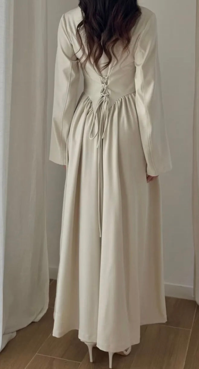 Robe Alya beige - Eda&Chic