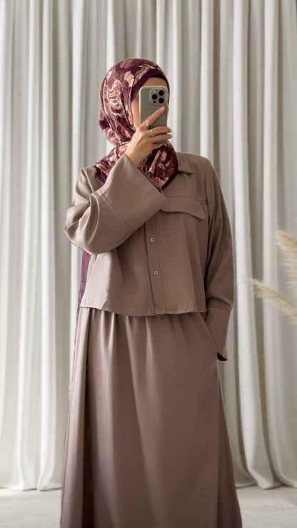 Ensemble Malia taupe - Eda&Chic