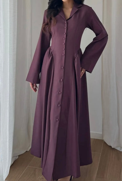 Robe Alya bordeaux - Eda&Chic