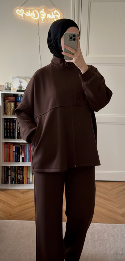 Ensemble Nahla choco - Eda&Chic