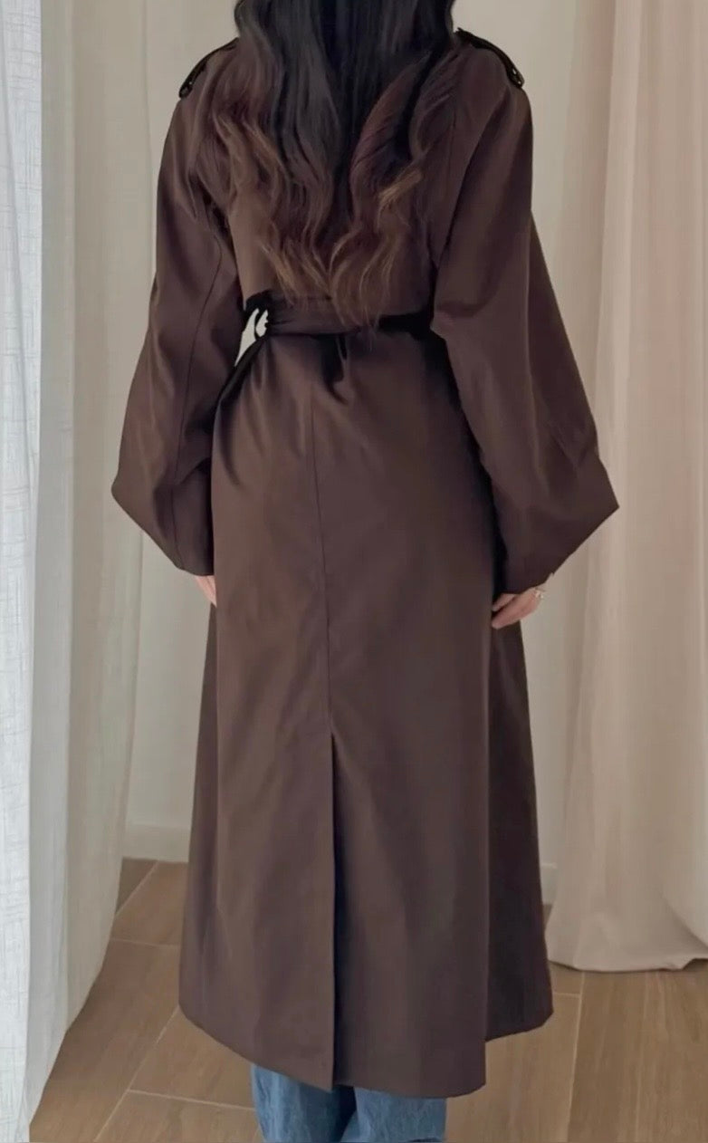 Trench avec col choco - Eda&Chic