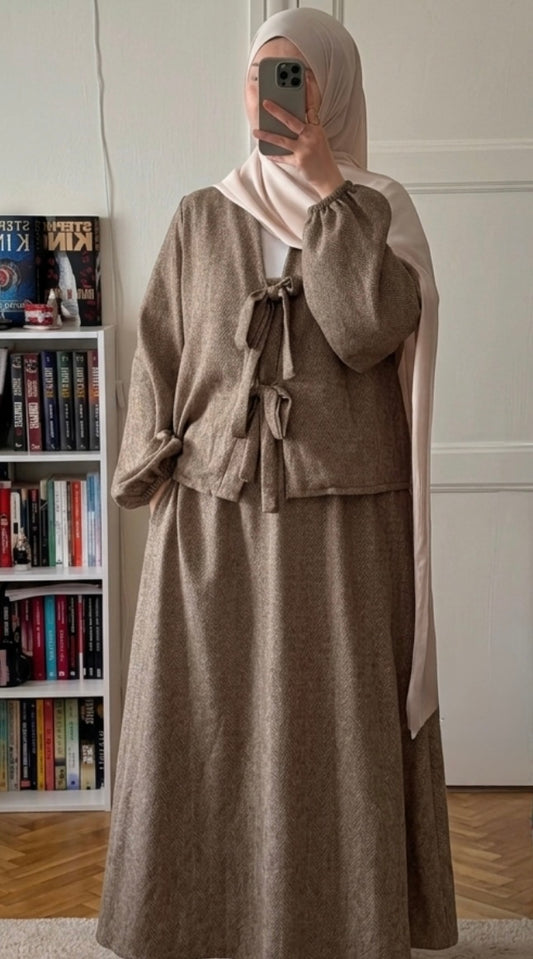 Ensemble Hana taupe - Eda&Chic