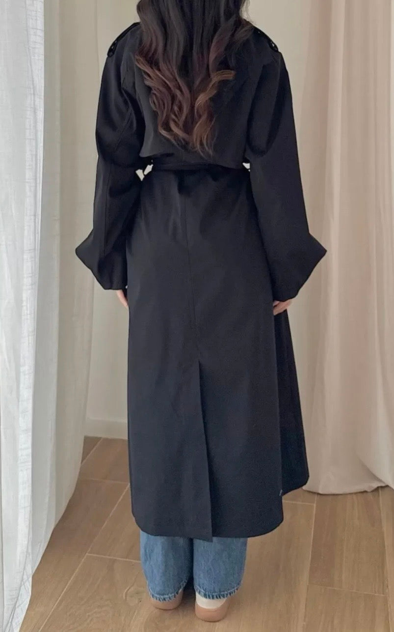 Trench avec col noir - Eda&Chic
