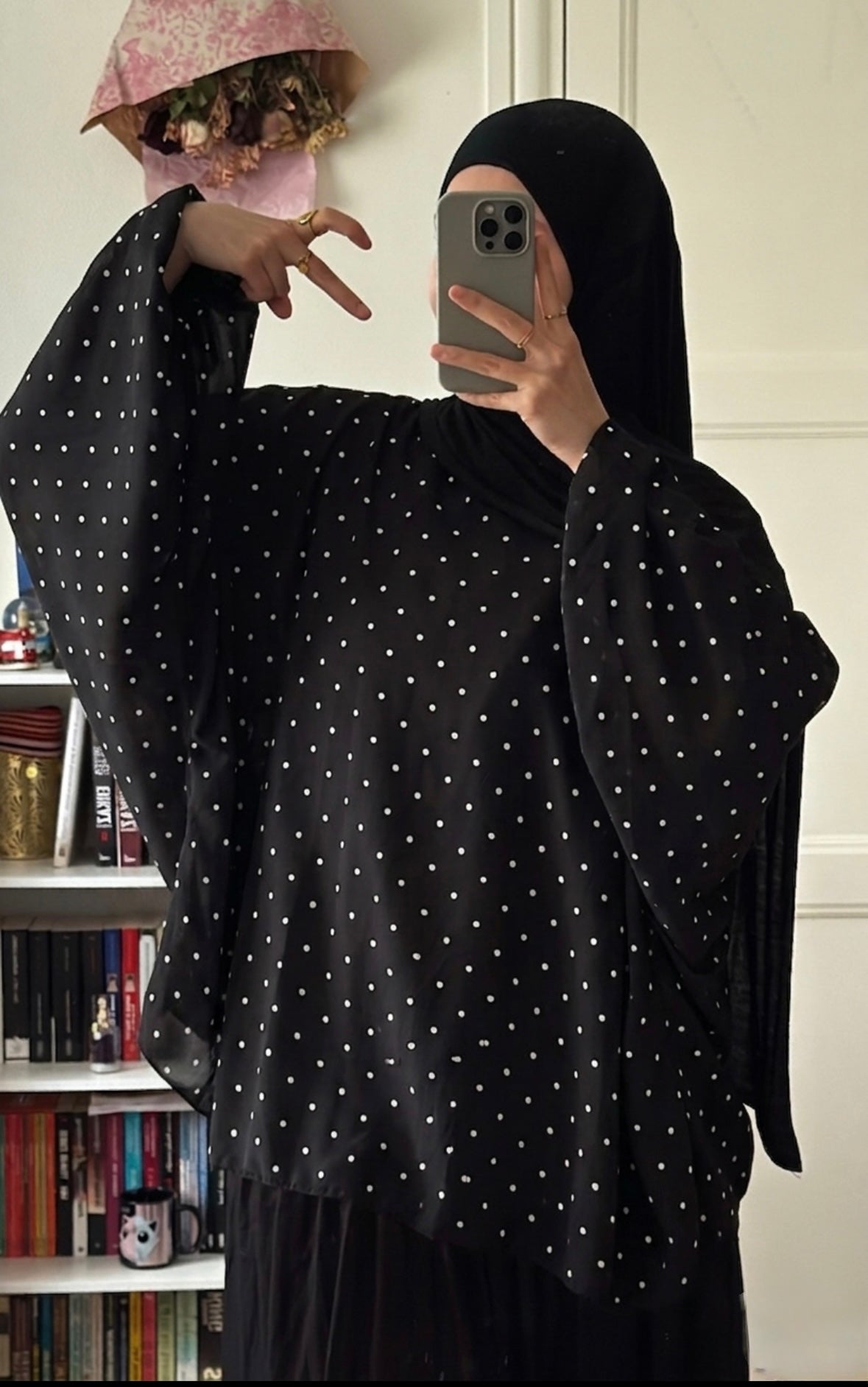 Haut petit pois noir - Eda&Chic