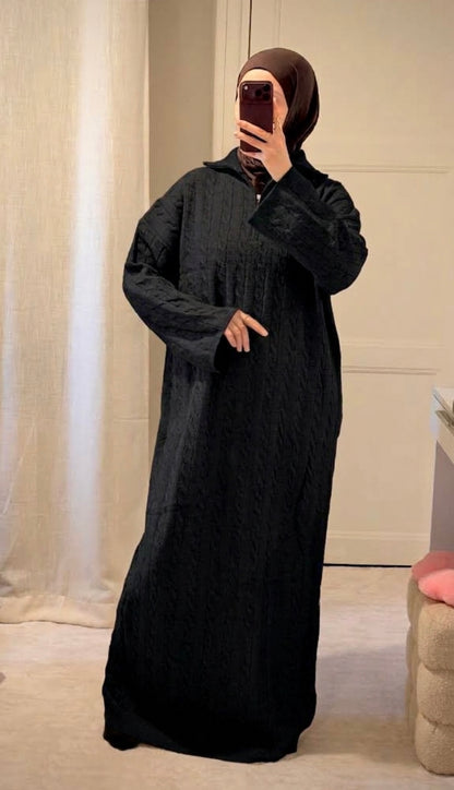 Robe pull noir - Eda&Chic