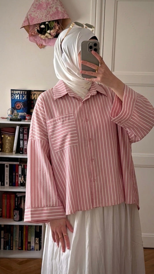 Chemise Mila rose - Eda&Chic