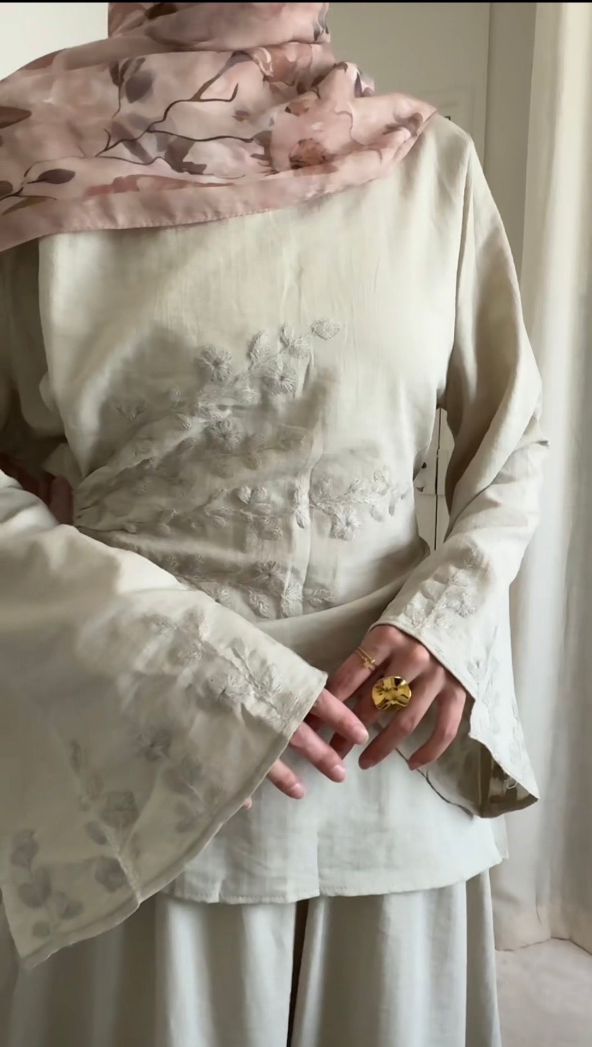 Ensemble brodé asymétrique - Eda&Chic